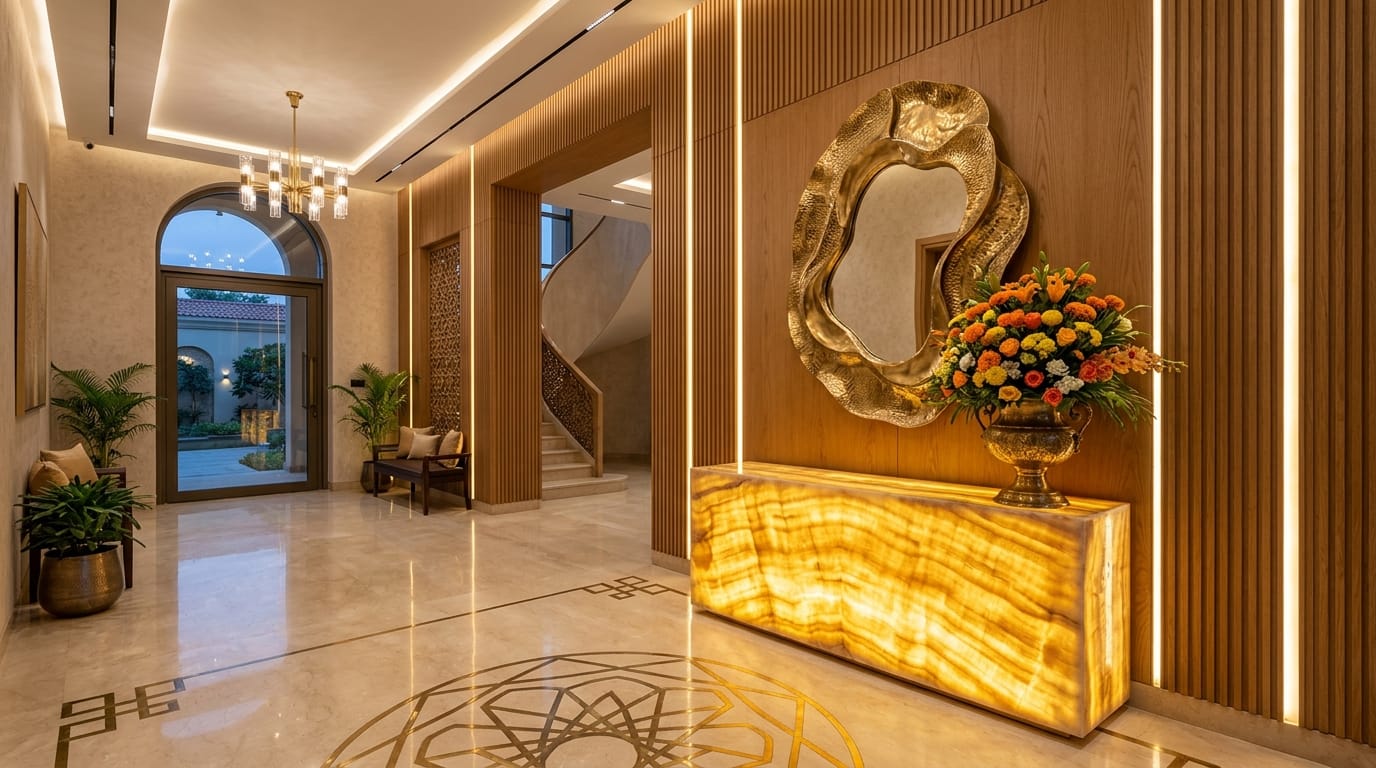 Grand Entrance Foyer Design by V2DO Interiors