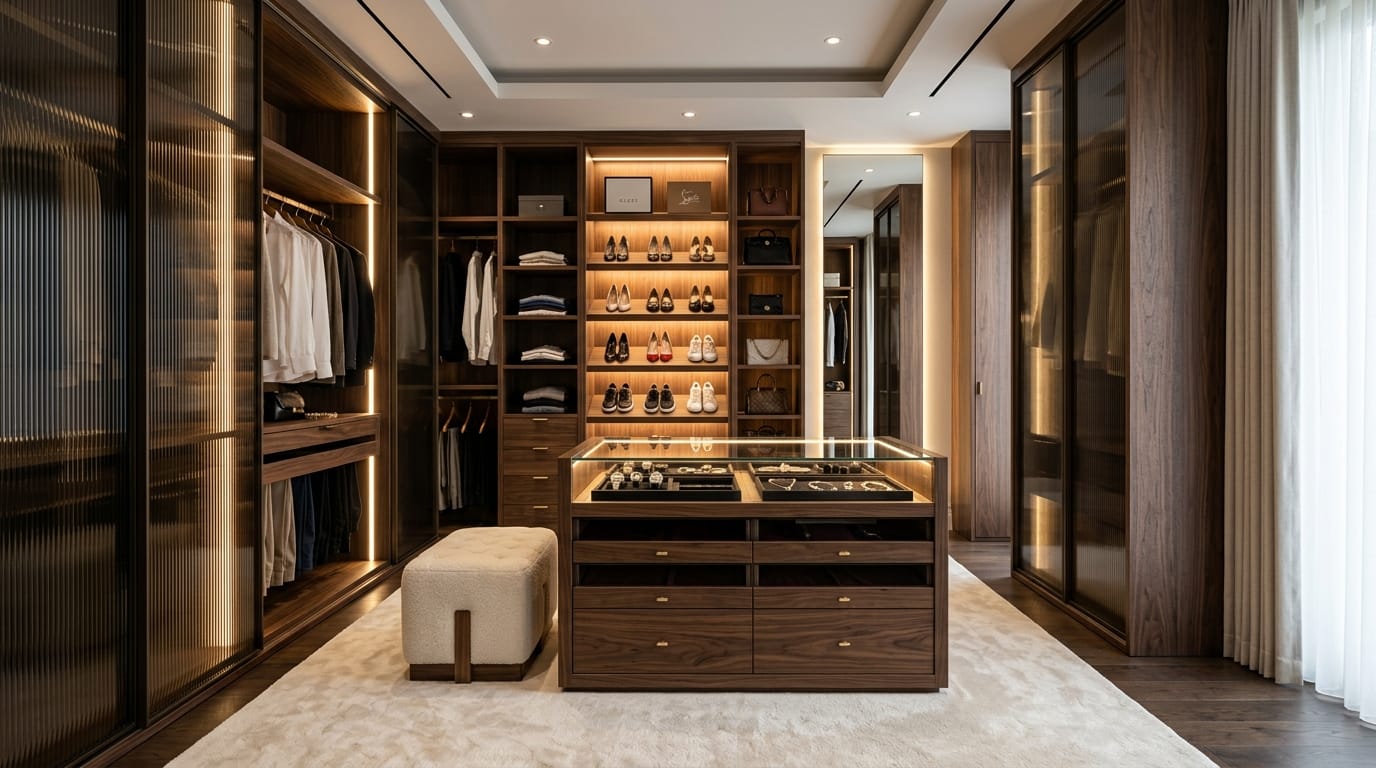 Luxury Walk-In Wardrobe Suite Nagercoil