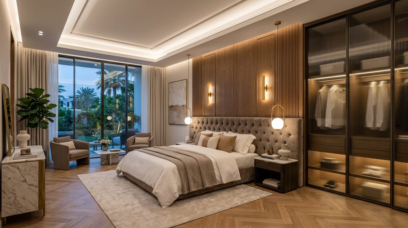 Master Bedroom Interiors Nagercoil
